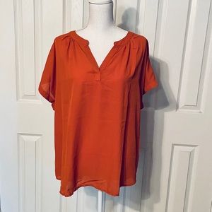 NWT Orange Blouse